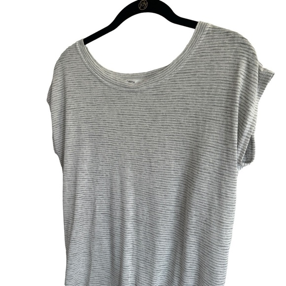 Athleta Stripe Breezy Crossback Tee, Size M - Picture 4 of 8